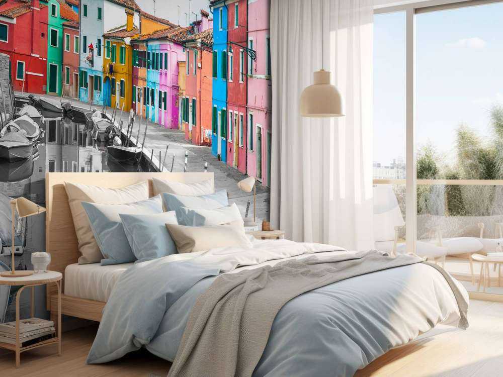 Kleurrijke vissershuisjes