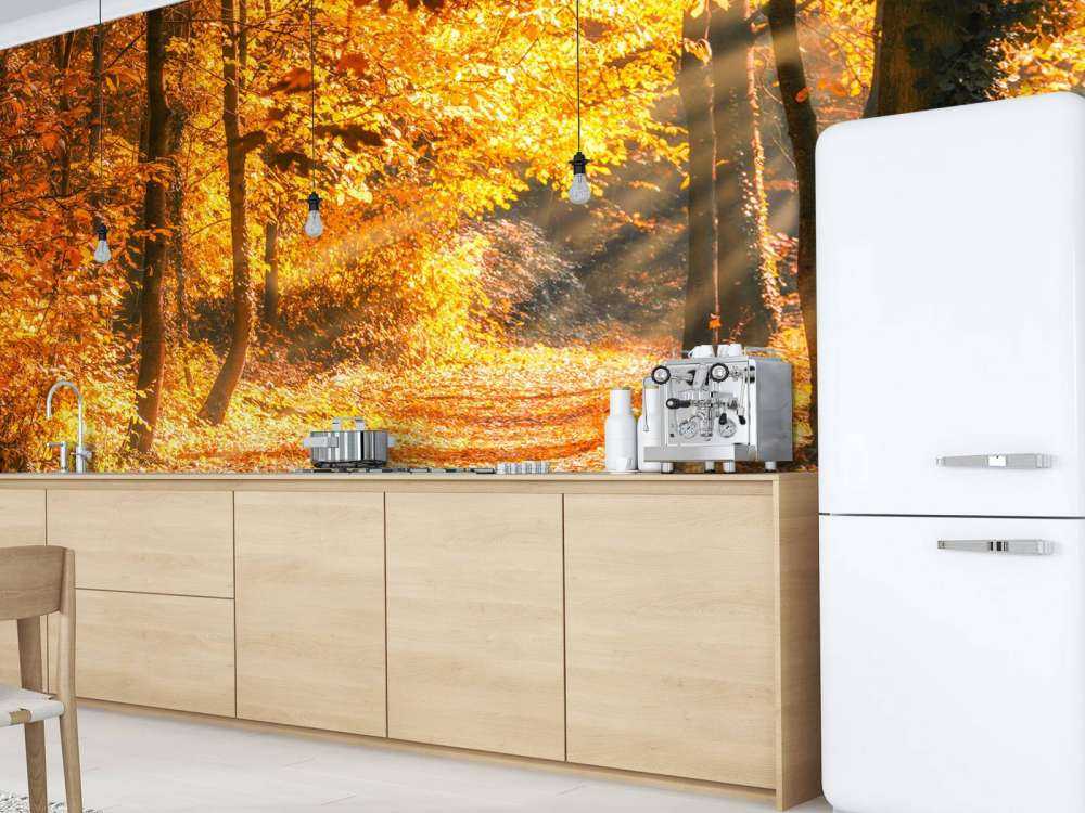 Panorama in de herfst