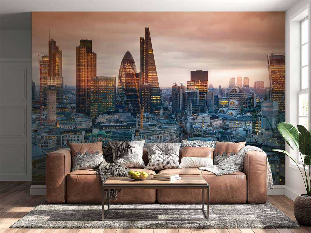 De skyline van Londen