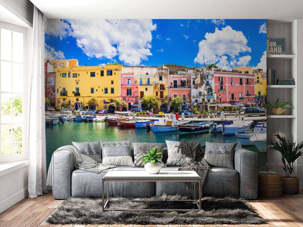 Een kleurrijk eilandje in Italië