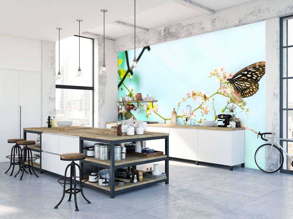 2 Mooie Vlinders op Bloesem