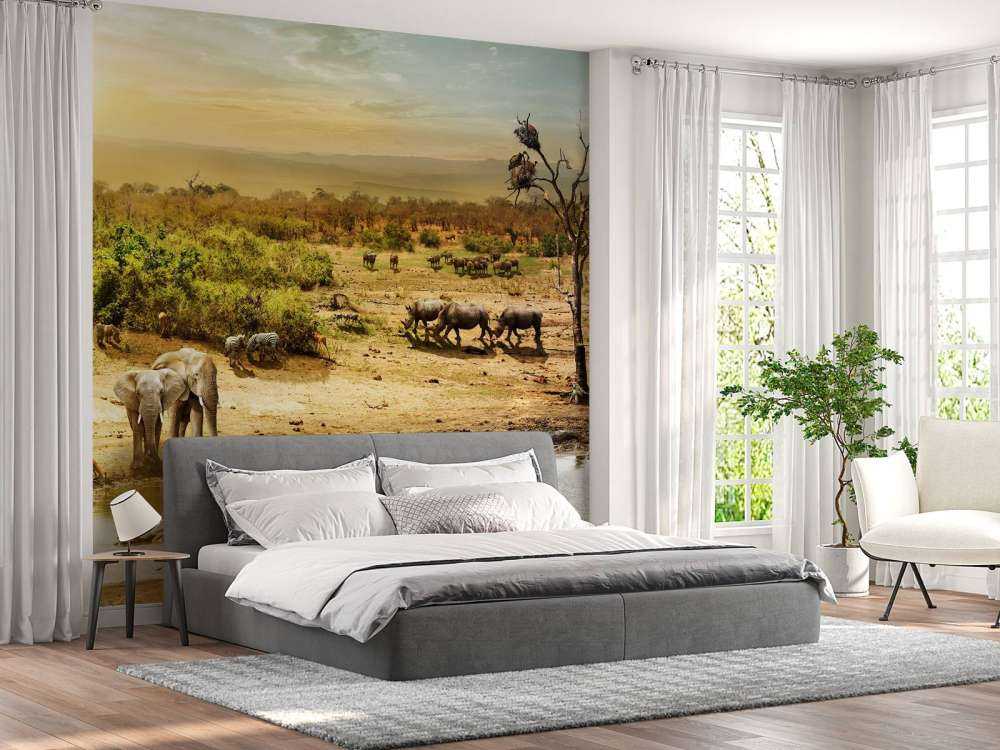 Dieren in de Afrikaanse savanne