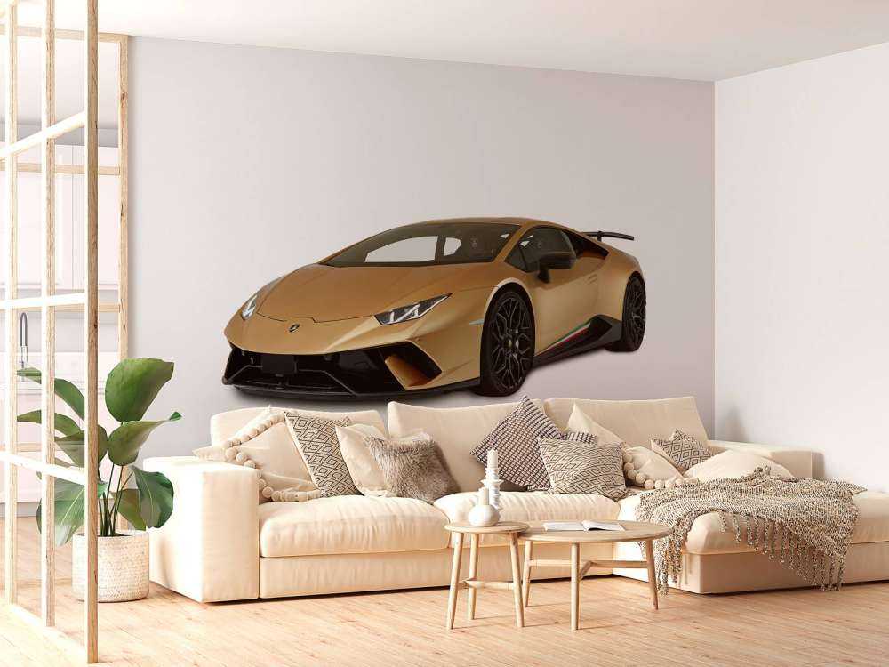 Lamborghini Huracán - Rechter voorkant wit