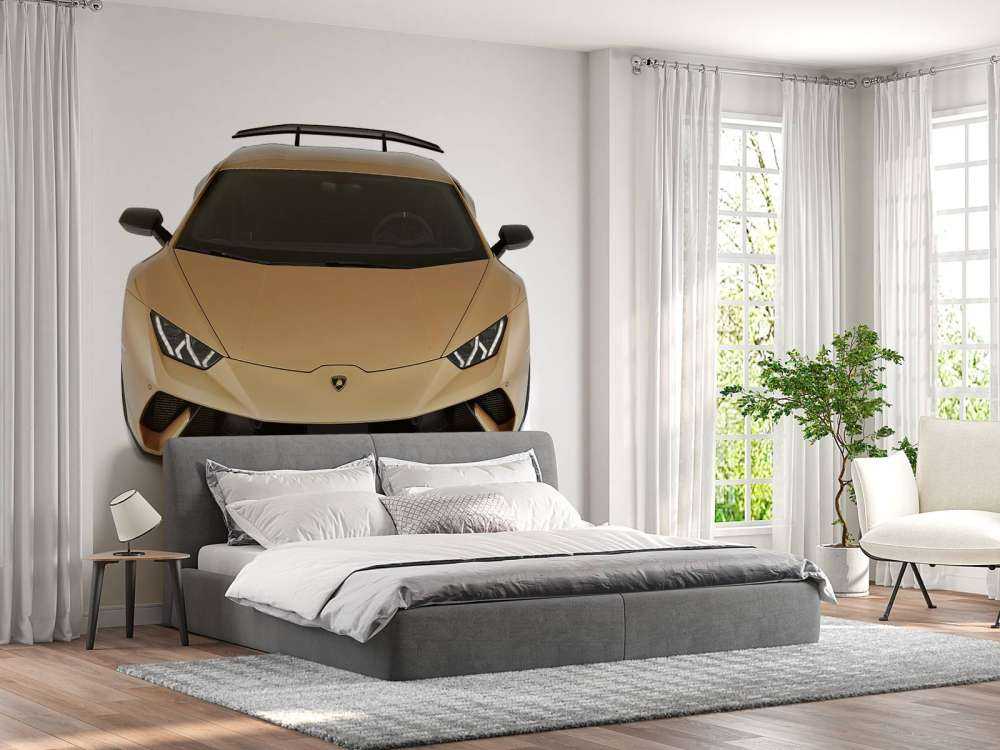 Lamborghini Huracán - Voorkant vanaf boven, wit