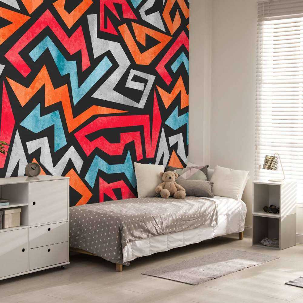 Kleurrijke grafische print