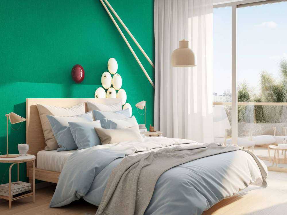 Pooltafel van bovenaf