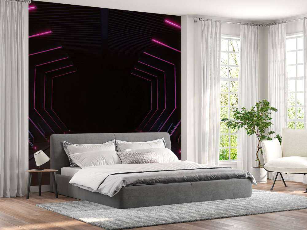 Lichtgevende 3D hal