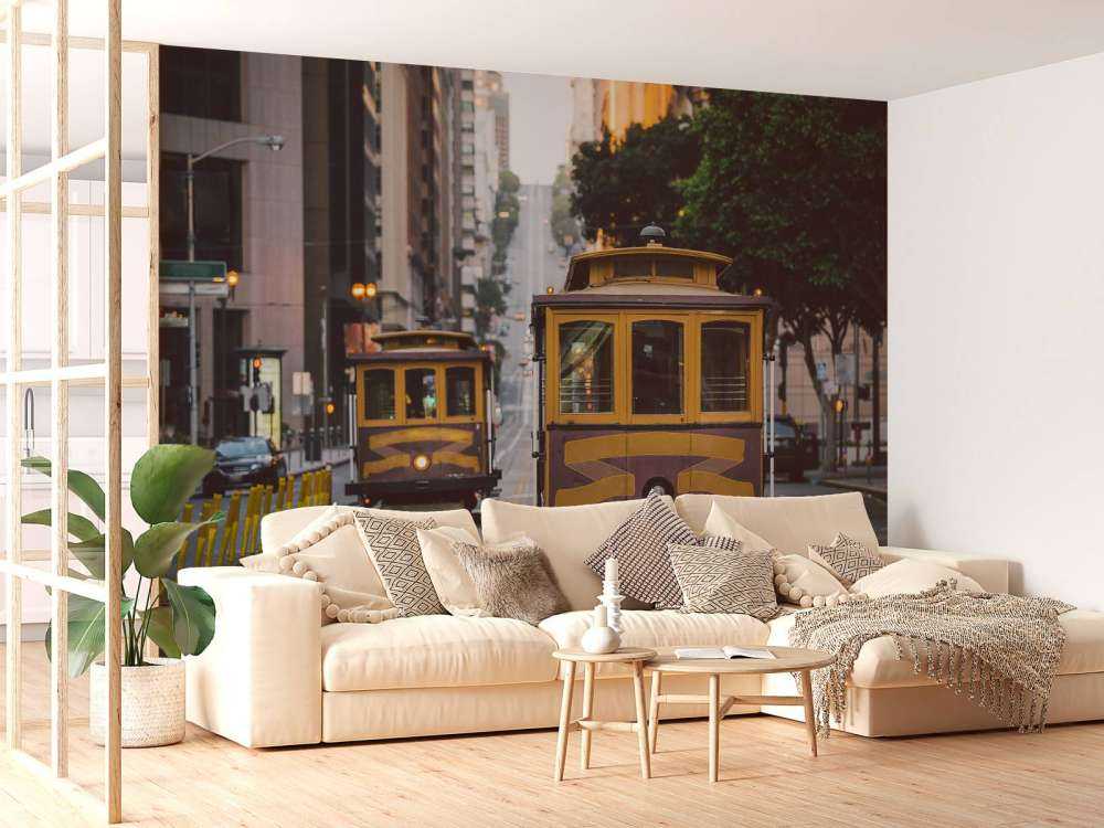 Klassieke trams in San Francisco