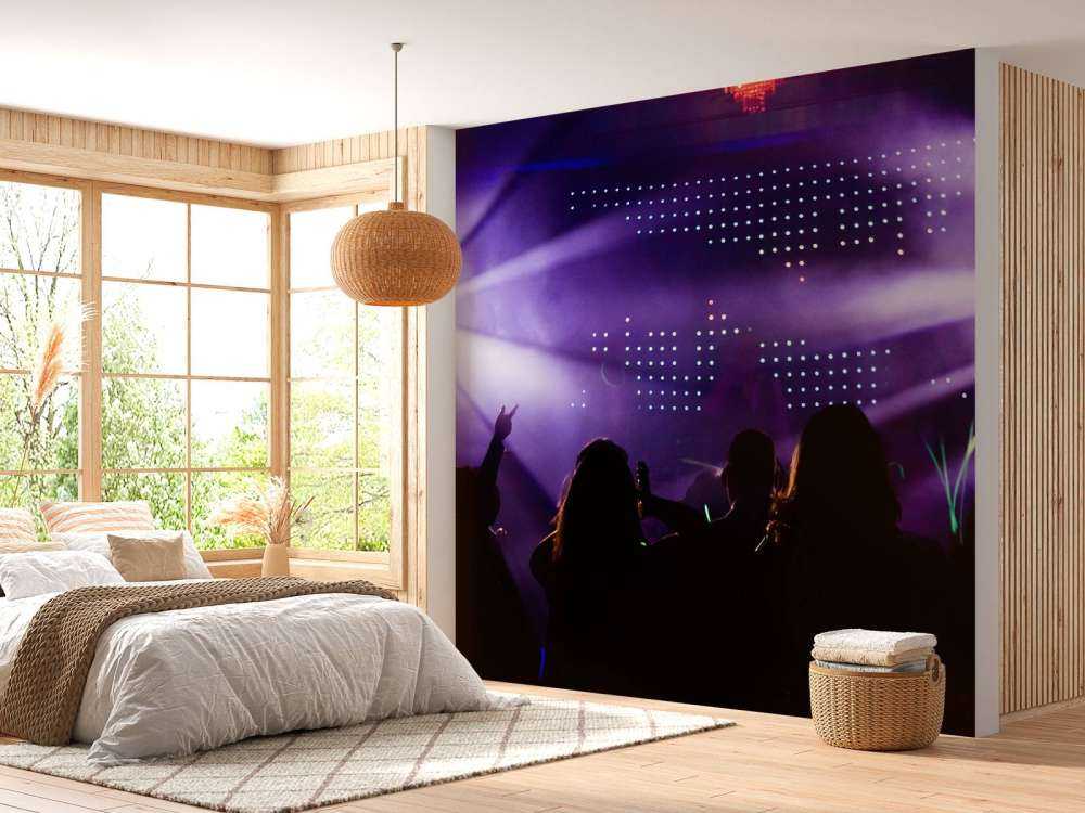 Feestende mensen in een club