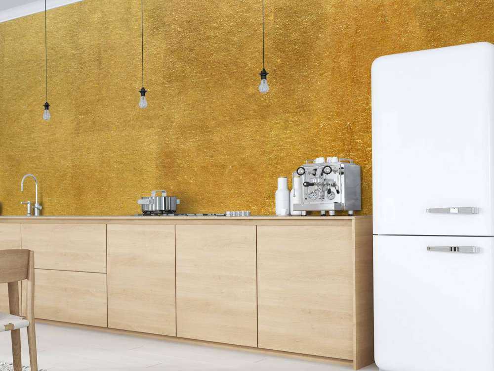 Gouden muur met structuur