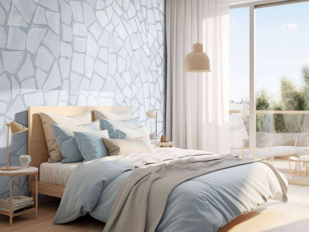 Lichte mozaïek steentjes