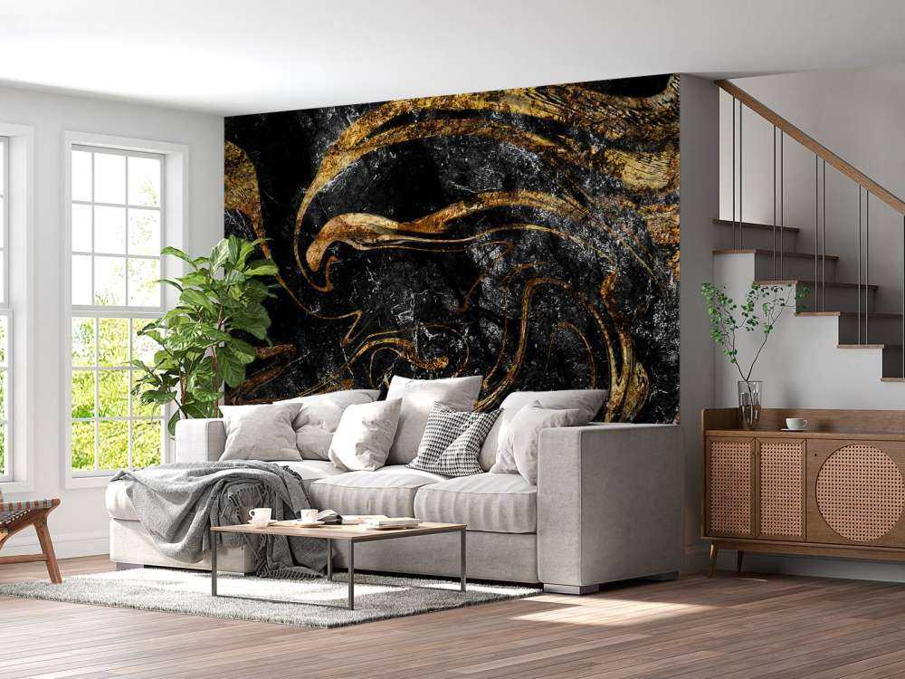 Verfmengsel met gouden verf