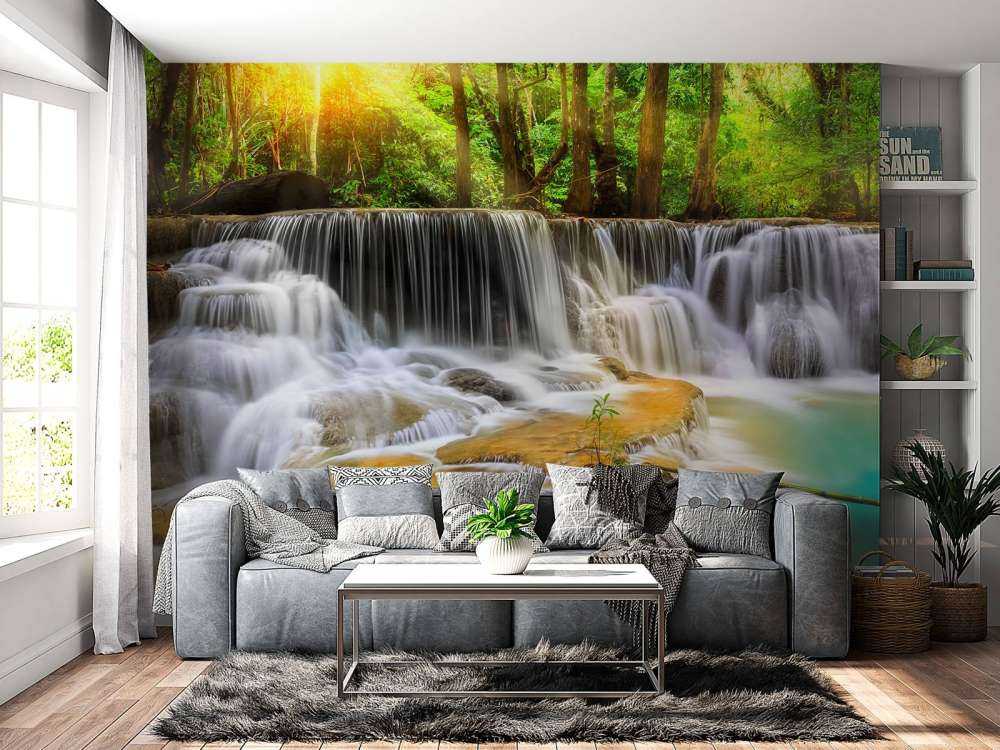 Hemelse waterval in Thailand