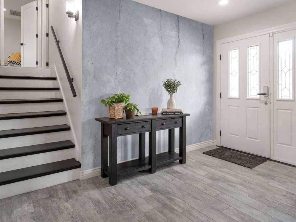 Grijze betonnen muur