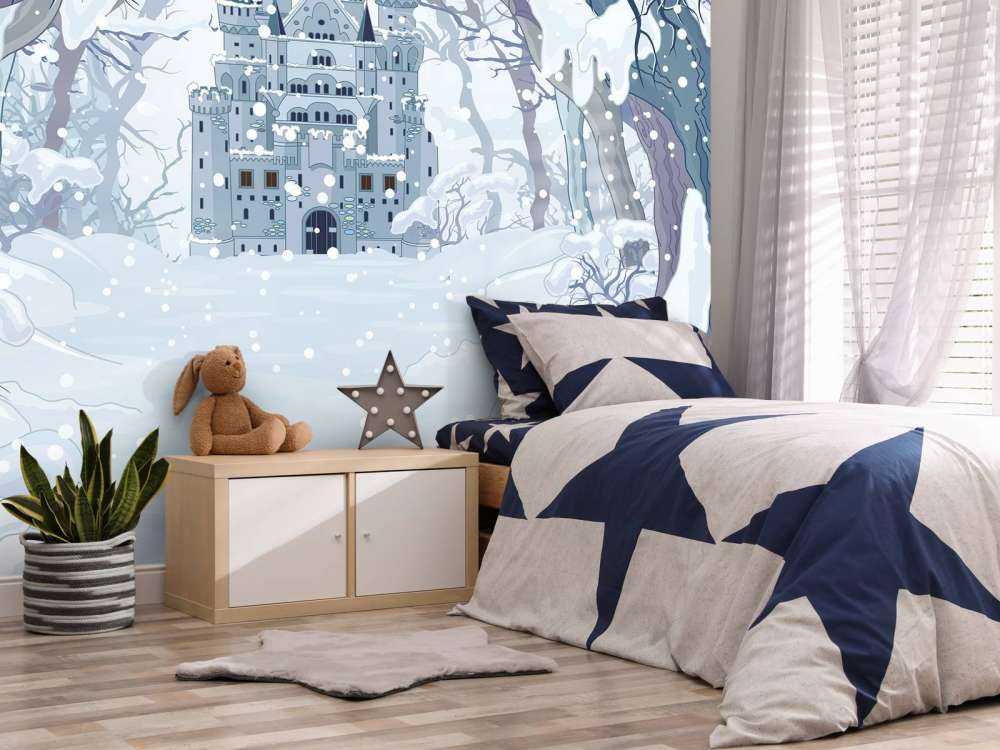 Ingesneeuwd sprookjesbos