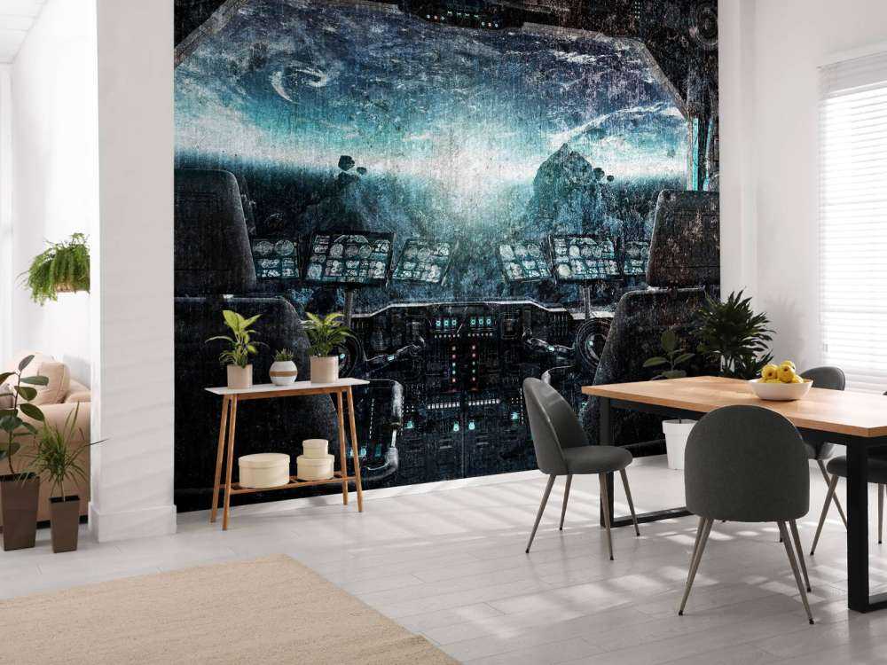 Cockpit van een ruimteschip