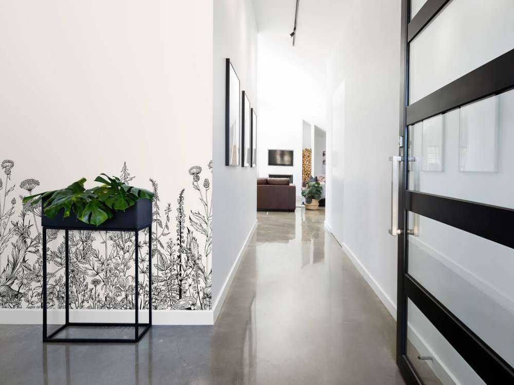 Getekende hoge grassen