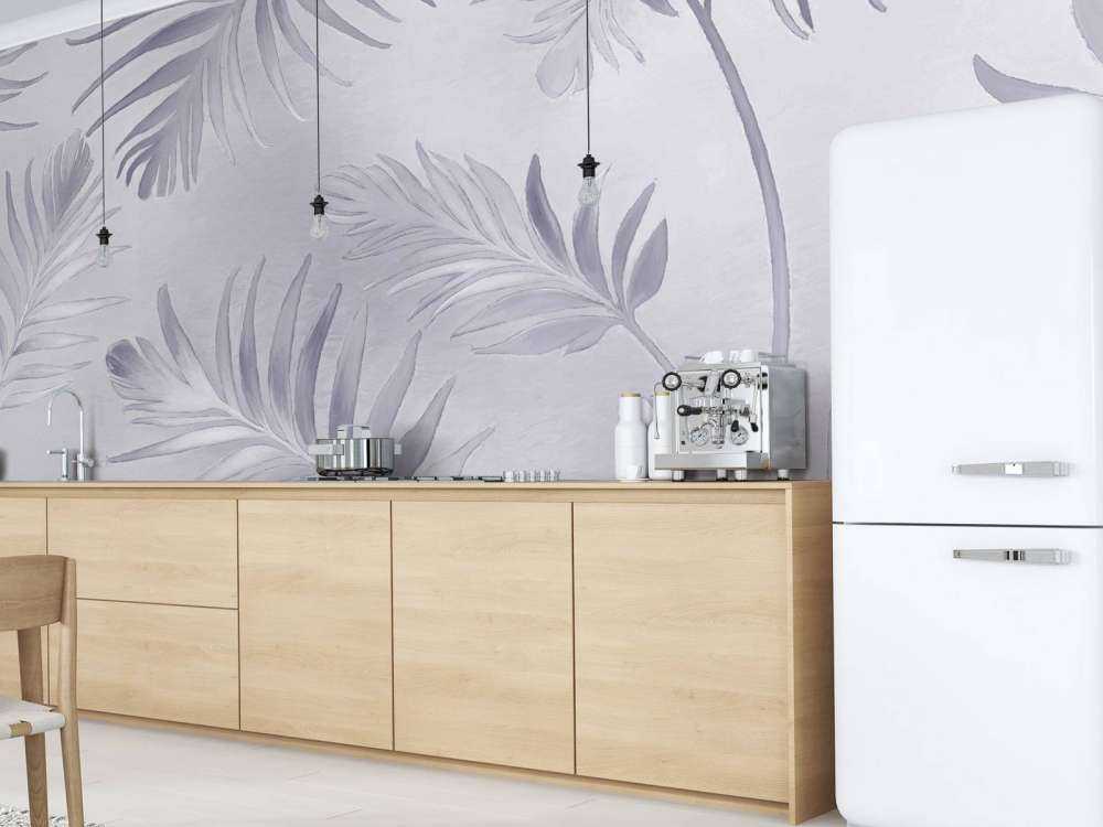 Golden leaves on dark Pale Blue