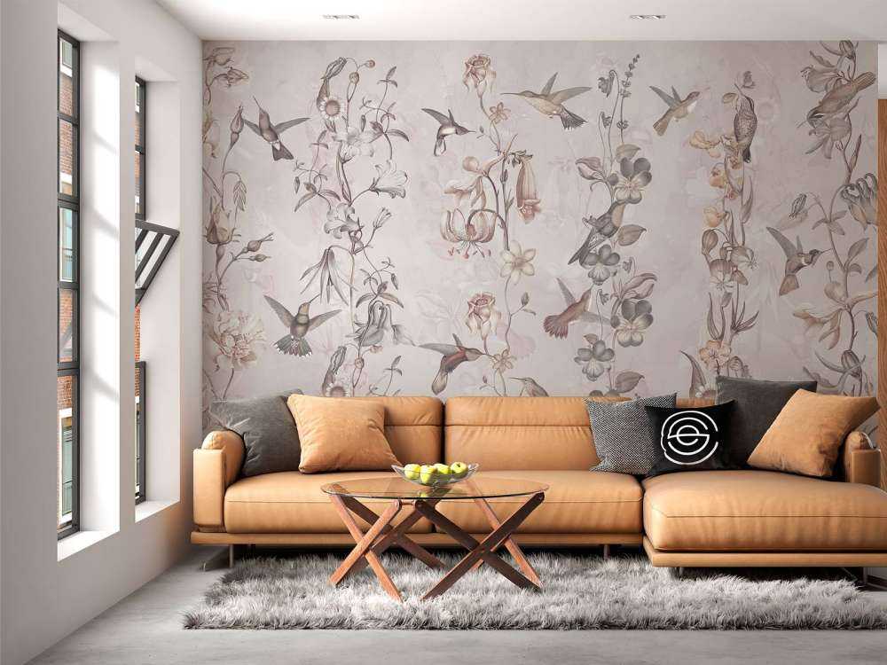 Weadow and Garden Flowers Light Yellow