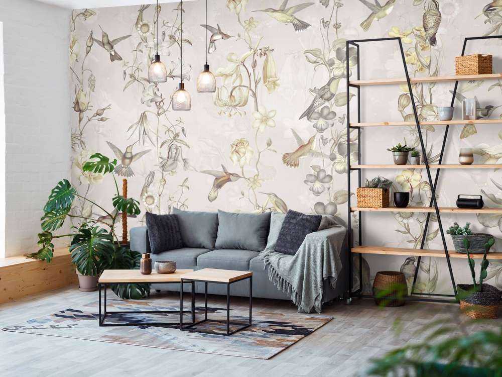 Weadow and Garden Flowers Cream