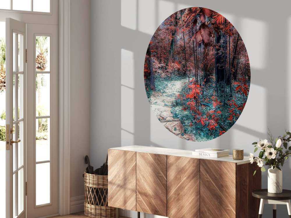 Dieprood pad door droomwoud