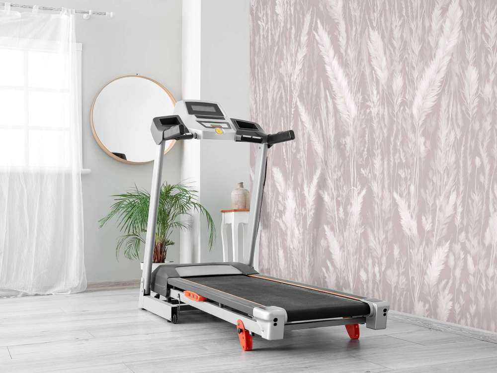 Wall of field grasses - taupe