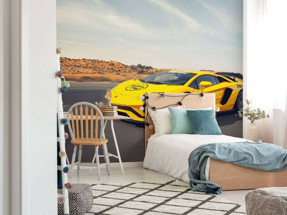 Lamborghini Aventador in actie