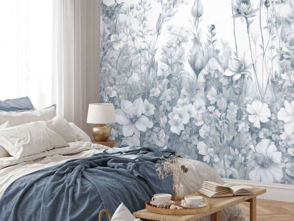 Flowers of my soulSEAMLESS Blue