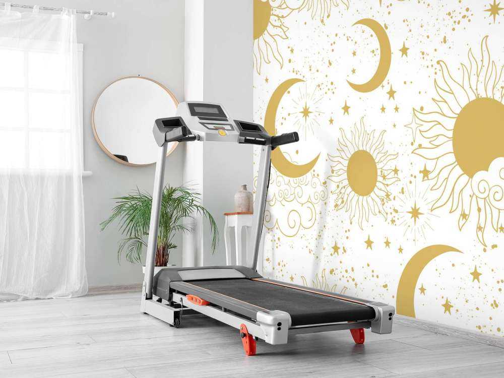 Zon maan en sterren in goud