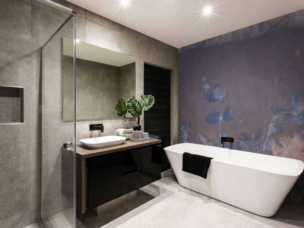 Wilde geranium en sneeuwbes - blauw