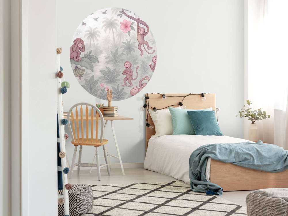 Speelse aapjes in de jungle