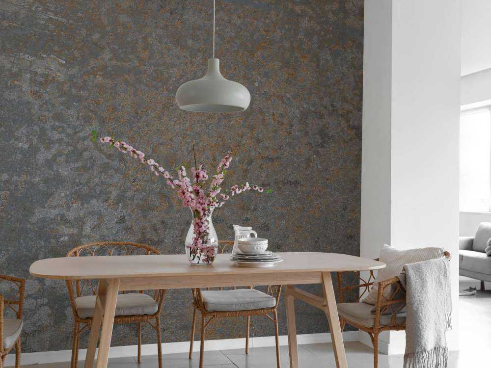 Ruw verweerd metaalpatina