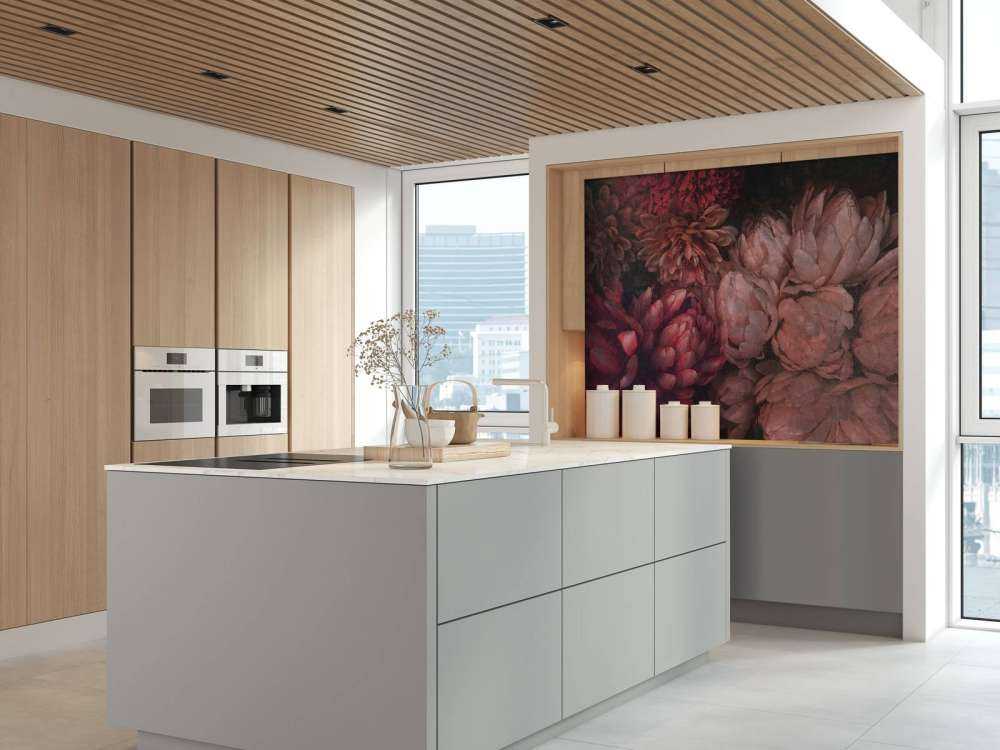 Chrysanten in diepe rozenroodtinten