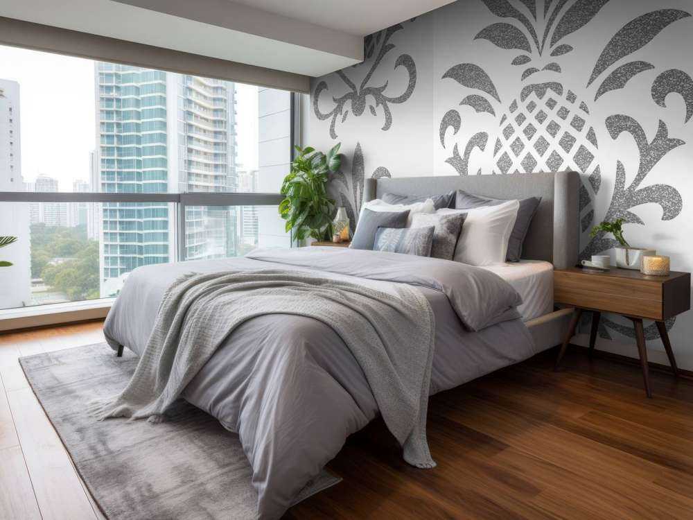 Royal Pineapple Elegance Silver Grey