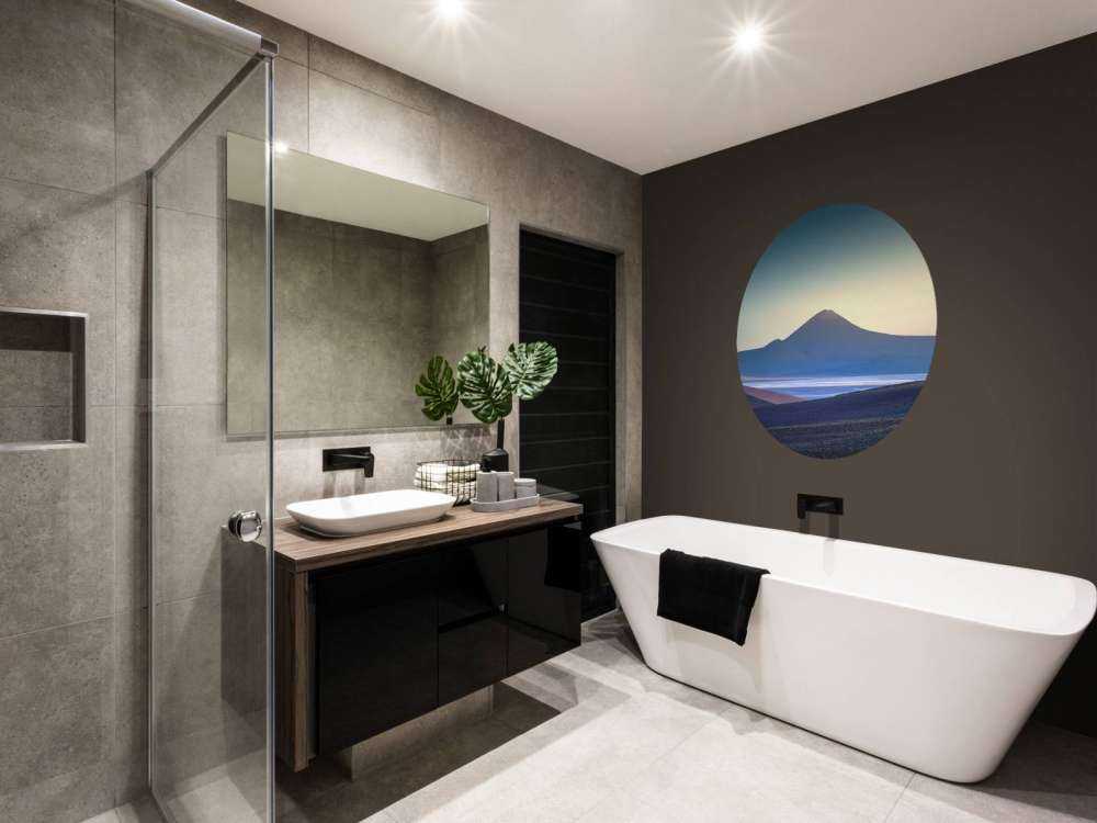 Zonsopkomst Over Vulkanisch Woestijnlandschap