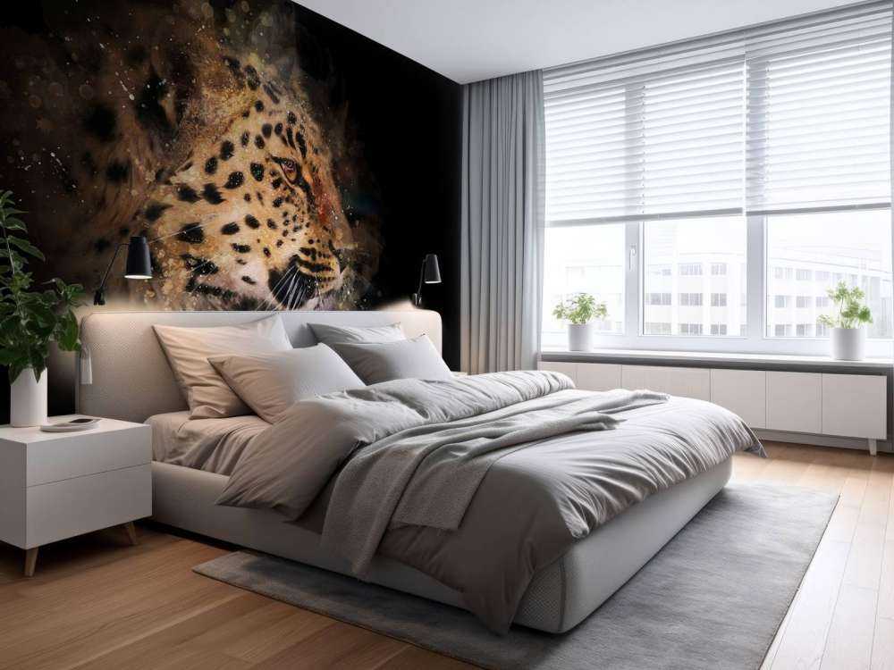 Geschilderde luipaard