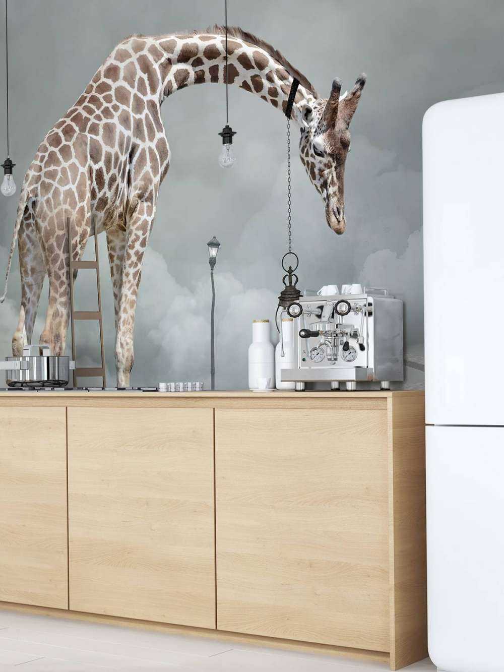 Fantasie landschap met dieren