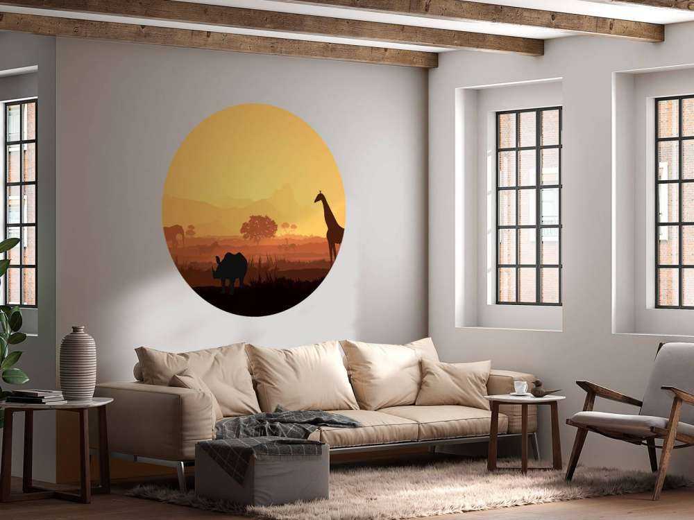 Wilde dieren op savanne