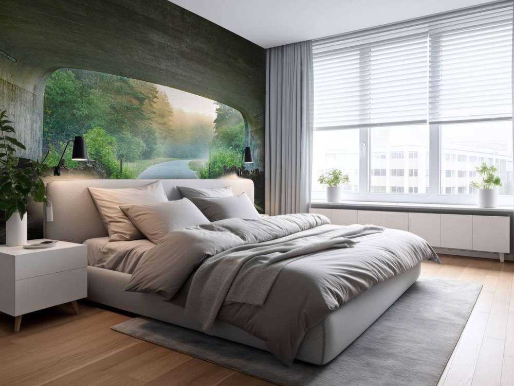 Zon aan het einde van een tunnel