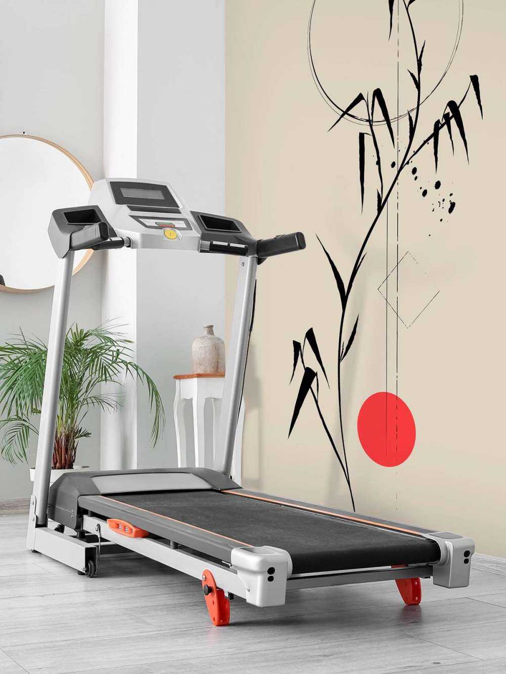 Zwarte bamboeplant in Oosterse stijl