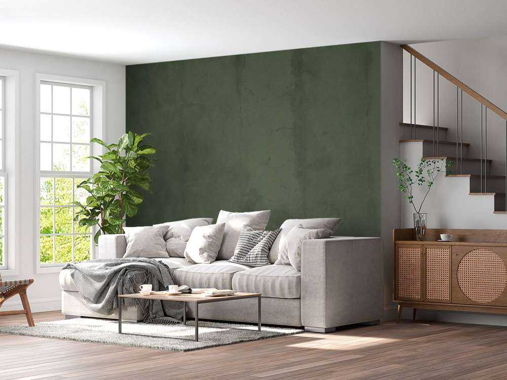 Olijfgroen beton