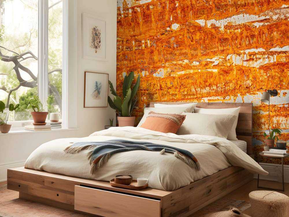 Geroeste metalen plaat