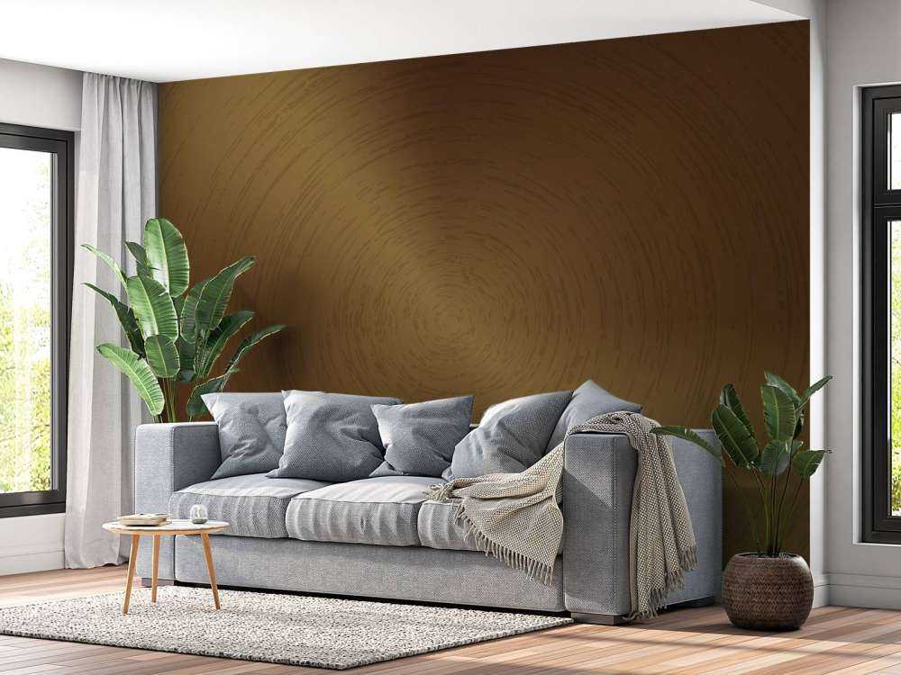 Bronzen cirkelvormige achtergrond