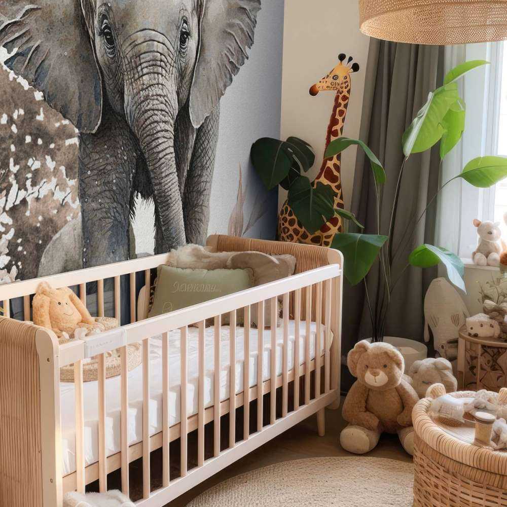 Olifantje in de jungle taupe