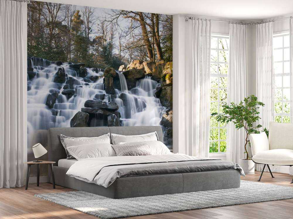 Waterval in de winter