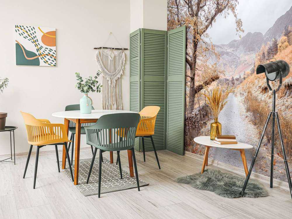 Pad tussen de bergen