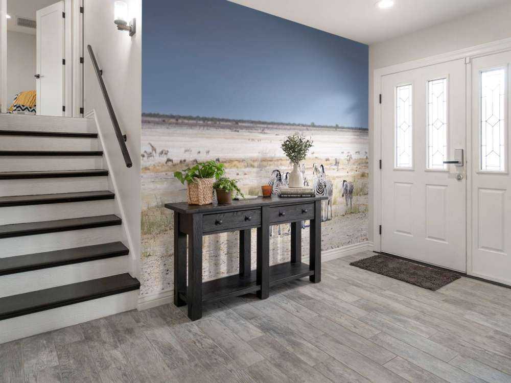 Landschap met zebra's