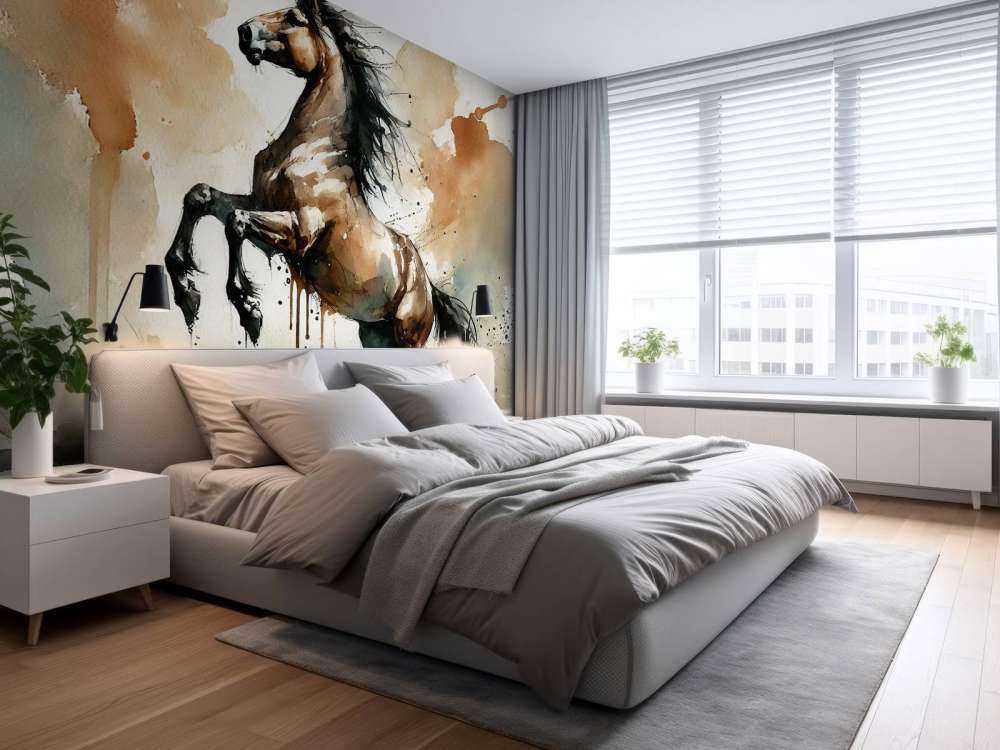 Fiery Horse Elegance