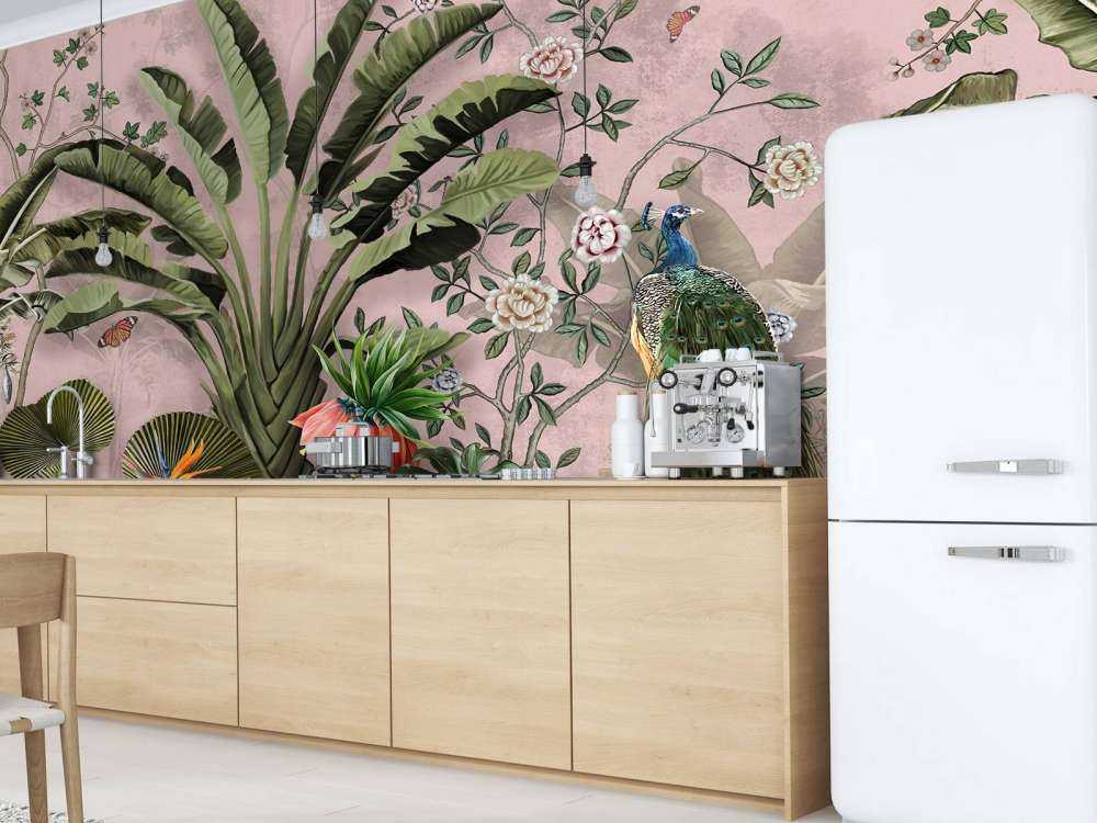 Pauw in Tropische Schoonheid