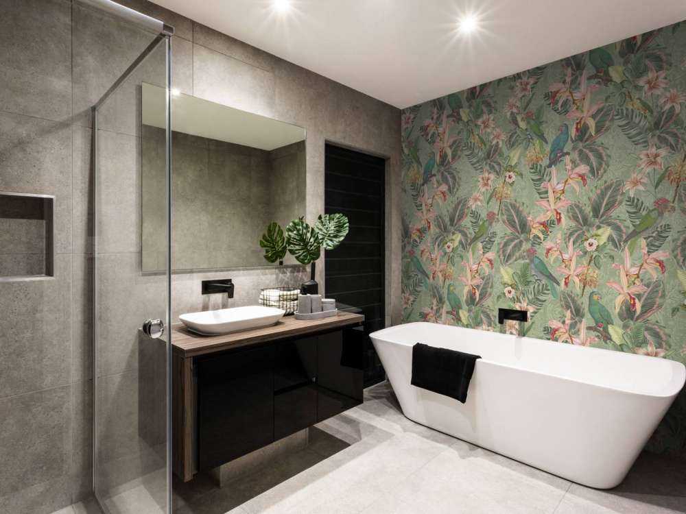 Tropische Jungle vogels & papegaaien - salie groen